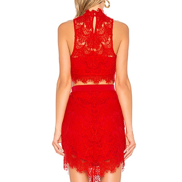 Free People Sabina Ginger Set - Red - Picture 3 of 8